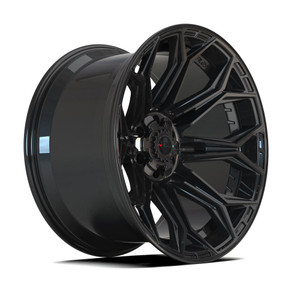 4Play 4P83 Wheels Rims 22x10 6x139.7 6x135 Gloss Black -18mm | 4P83-22100-6D55-18B