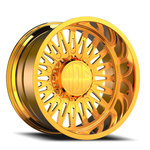 Adf Bobtail Wheel 24x14 5x139.7 24K Gold -76mm - FREE T-SHIRT INCLUDED! - MINIMUM PURCHASE OF 4 WHEELS | S304GD241414-76