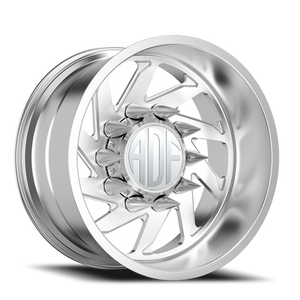Adf Contractor Left Wheel 24x12 6x139.7 Brushed -40mm - FREE T-SHIRT INCLUDED! - MINIMUM PURCHASE OF 4 WHEELS | S203BR241218-40L
