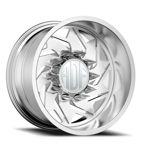 Adf Flex Left Wheel 24x14 8x165.1 Brushed -76mm - FREE T-SHIRT INCLUDED! - MINIMUM PURCHASE OF 4 WHEELS | S205BR241422-76L