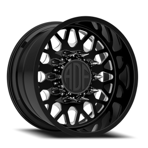Adf Hot Shot - Wheel 24x14 5x127 Gloss Black/Machined -76mm - FREE T-SHIRT INCLUDED! - MINIMUM PURCHASE OF 4 WHEELS | S202BM241410-76