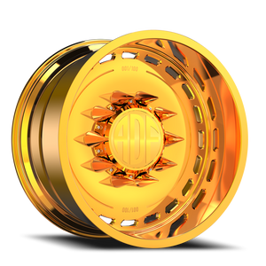 Adf Ltd - Wheel 22x14 8x165.1 24K Gold -76mm - FREE T-SHIRT INCLUDED! - MINIMUM PURCHASE OF 4 WHEELS | S204GD221420-76