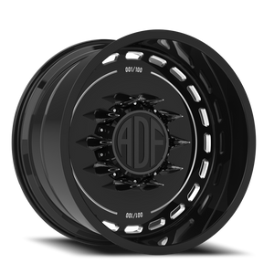 Adf Ltd Wheel 22x12 5x135 Gloss Black/Machined -40mm - FREE T-SHIRT INCLUDED! | S204BM221212-40