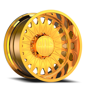 Adf Roulette Wheel 24x14 8x180 24K Gold -76mm - FREE T-SHIRT INCLUDED! - MINIMUM PURCHASE OF 4 WHEELS | S305GD241424-76