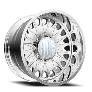 Adf Roulette - Wheel 24x14 5x127 Polished -76mm - FREE T-SHIRT INCLUDED! - MINIMUM PURCHASE OF 4 WHEELS | S305PP241410-76