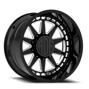 Adf Taladega Wheel 30x16 7x150 Gloss Black/Machined -101mm - FREE T-SHIRT INCLUDED! - MINIMUM PURCHASE OF 4 WHEELS | S302BM301619-101