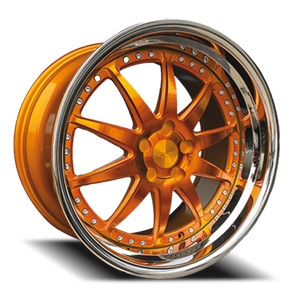 DOORBUSTER PRICING! - Rennen Csl-1 Wheel 20x10 5x115 Tinted Gold w/ Chrome Step Lip 38mm - FREE T-SHIRT INCLUDED! | SL120100J038CTY101