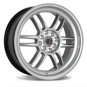 Traklite Boost Wheels Rims 17x7.5 5x100 5x114.3 Hyper Silver 40mm | TLBOO-227233