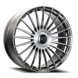 Vossen Hf8 Wheel 24x10 5x130 Brushed w/ Emc Polished Lip 15mm - FREE T-SHIRT INCLUDED! | HF8-4P61-1