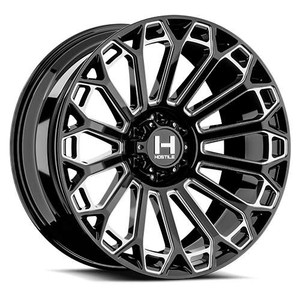 Hostile Warrior Wheels Rims 20x10 6x139.7 Blade Cut -19mm | H142-2010655047B