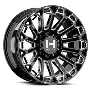 Hostile Warrior Wheels Rims 20x12 8x170 Blade Cut -44mm | H142-2012817047B