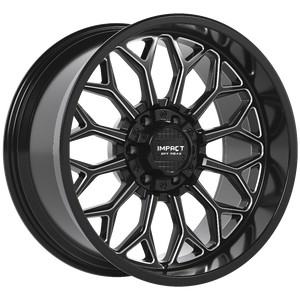 Impact Off-Road 909 Wheels Rims 20x10 6x139.7 6x135 Gloss Black Milled -12mm | 909GB-21066-12