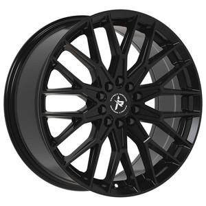 Impact Racing 501 Wheel 17x7.5 5x100 & 5x114.3 Gloss Black 38mm - FREE T-SHIRT INCLUDED!