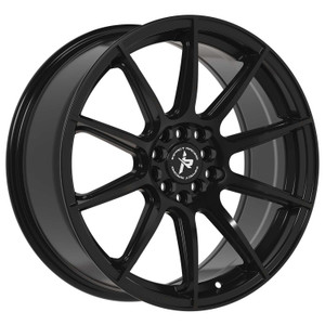 Impact Racing 502 Wheels Rims 18x8 5x112 5x114.3 Gloss Black 38mm | 502GB-18858+38