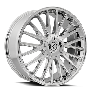 Kraze Kr185 Double Down Wheels Rims 18x8 5x112 5x120 Chrome 40mm | KR185-8809C40