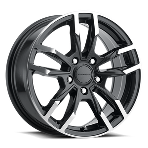 DOORBUSTER PRICING! - Liquid Metal Splice Wheel 18x9 5x120 Gloss Black Machined 42mm | 35-8912GB