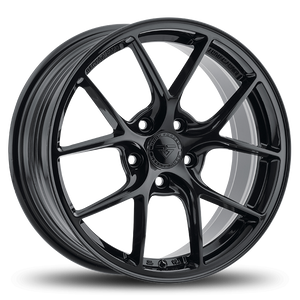 Rock Forged Ff10 Wheels Rims 18x8 5x112 Gloss Black 38mm | FF10-188512+38GB