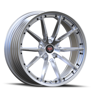 Revolution Racing Flow Form Rf1 Wheel 20x10 5x120 Silver 30mm | RF1-2010520R+30S