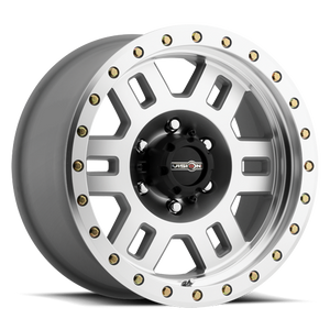 Vision Manx Beadlock 398 Wheel 17x9.5 8x165.1 Machined -44mm | 398BLZ7981UMFMR-44