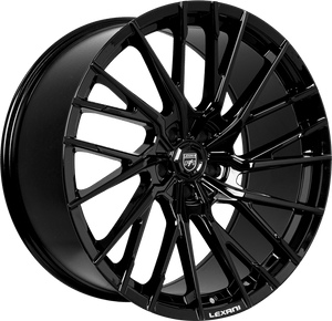 Lexani Velar Wheels Rims 24x9 Blank Custom Drilled Gloss Black 0mm | 707-2490-00-00FB-C