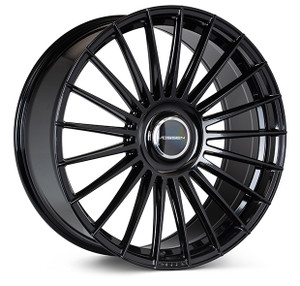Vossen Hf8 Wheels Rims 22x10.5 Blank Custom Drilled Gloss Black 2mm | HF8-22X105+02-D-GB