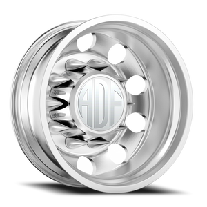 Adf Classic Dually Wheel 20x8.25 8x170 Brushed -167mm - FREE T-SHIRT INCLUDED! | D101BR208223-167