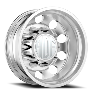 Adf Classic Dually Wheel 20x8.25 8x210 Brushed -167mm - FREE T-SHIRT INCLUDED! | D101BR208226-167