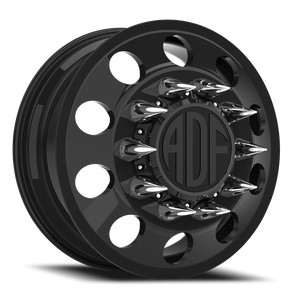 Adf Classic Dually Wheel 22x8.25 8x210 Gloss Black 144mm - FREE T-SHIRT INCLUDED! | D101GB228226+144