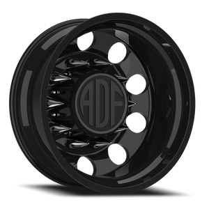 Adf Classic Dually Wheel 24x8.25 8x200 Gloss Black -167mm - FREE T-SHIRT INCLUDED! | D101GB248225-167