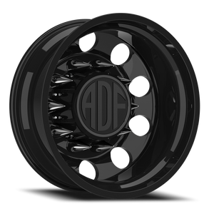 Adf Classic Dually Wheel 24x8.25 8x210 Gloss Black -167mm - FREE T-SHIRT INCLUDED! | D101GB248226-167
