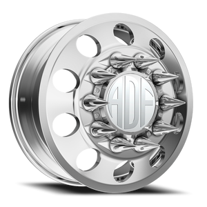 Adf Classic Dually Wheel 20x8.25 8x170 Polished 144mm - FREE T-SHIRT INCLUDED! | D101PP208223+144