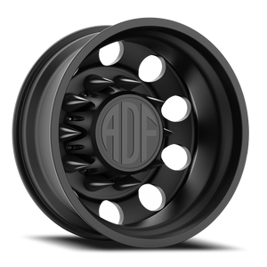 Adf Classic Dually Wheel - 20x8.25 8x165.1 Satin Black -167mm - FREE T-SHIRT INCLUDED! | D101SB208221-167