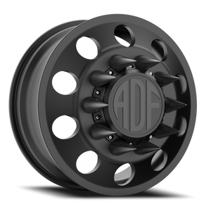 Adf Classic Dually Wheel 22x8.25 8x170 Satin Black 144mm - FREE T-SHIRT INCLUDED! | D101SB228223+144