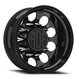 Adf Big Mac Dually Wheel 20x8.25 8x165.1 Gloss Black -167mm - FREE T-SHIRT INCLUDED! | D102GB208222-167