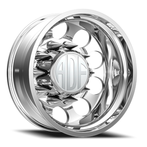 Adf Big Mac Dually - Wheel 20x8.25 8x165.1 Polished -167mm - FREE T-SHIRT INCLUDED! | D102PP208220-167