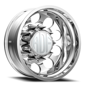 Adf Big Mac Dually - Wheel 22x8.25 8x165.1 Polished -167mm - FREE T-SHIRT INCLUDED! | D102PP228220-167