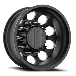 Adf Big Mac Dually Wheel 20x8.25 8x165.1 Satin Black -167mm - FREE T-SHIRT INCLUDED! | D102SB208222-167