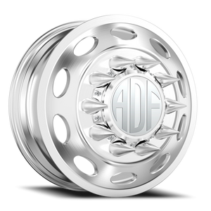 Adf Peterson Dually Wheel 22x8.25 8x165.1 Brushed 144mm - FREE T-SHIRT INCLUDED! | D103BR228222+144