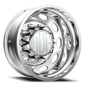 Adf Peterson Dually Wheel 24x8.25 8x165.1 Polished -167mm - FREE T-SHIRT INCLUDED! | D103PP248222-167