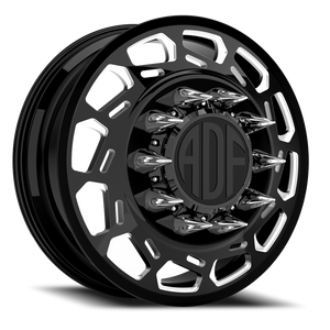 Adf Payload Right Dually Wheel 20x8.25 8x200 Gloss Black/Machined 144mm - FREE T-SHIRT INCLUDED! | D201BM208225+144R