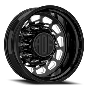 Adf Payload Right Dually Wheel 24x8.25 8x170 Gloss Black/Machined -167mm - FREE T-SHIRT INCLUDED! | D201BM248223-167R