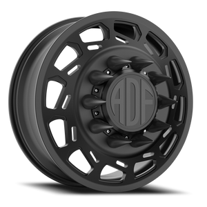Adf Payload Right Dually Wheel 20x8.25 8x200 Satin Black 144mm - FREE T-SHIRT INCLUDED! | D201SB208225+144R