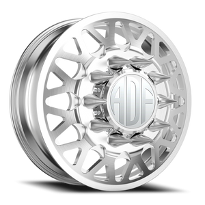 Adf Hot Shot Dually Wheel 22x8.25 8x170 Brushed 144mm - FREE T-SHIRT INCLUDED! | D202BR228223+144