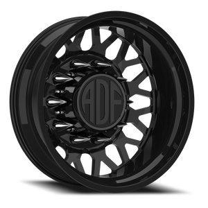 Adf Hot Shot Dually Wheel 22x8.25 8x170 Gloss Black -167mm - FREE T-SHIRT INCLUDED! | D202GB228223-167
