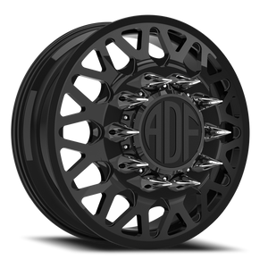 Adf Hot Shot Dually Wheel 26x8.25 10x225 Gloss Black 132mm - FREE T-SHIRT INCLUDED! - MINIMUM PURCHASE OF 4 WHEELS | D202GB268227+132