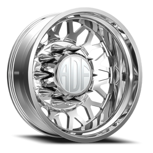 Adf Hot Shot Dually Wheel 22x8.25 8x200 Polished -167mm - FREE T-SHIRT INCLUDED! | D202PP228225-167