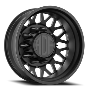 Adf Hot Shot Dually Wheel 28x8.25 8x165.1 Satin Black -156mm - FREE T-SHIRT INCLUDED! - MINIMUM PURCHASE OF 4 WHEELS | D202SB288222-156