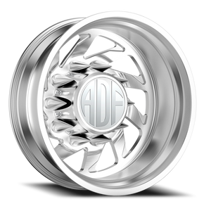 Adf Contractor Right Dually Wheel 24x8.25 8x210 Brushed -167mm - FREE T-SHIRT INCLUDED! | D203BR248226-167R