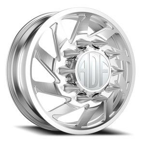 Adf Contractor Left Dually - Wheel 26x8.25 8x165.1 Brushed 132mm - FREE T-SHIRT INCLUDED! - MINIMUM PURCHASE OF 4 WHEELS | D203BR268220+132L