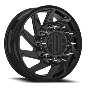 Adf Contractor Right Dually Wheel 20x8.25 8x170 Gloss Black 144mm - FREE T-SHIRT INCLUDED! | D203GB208223+144R